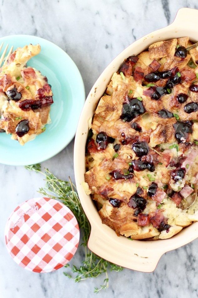 Blueberry Breakfast Strata