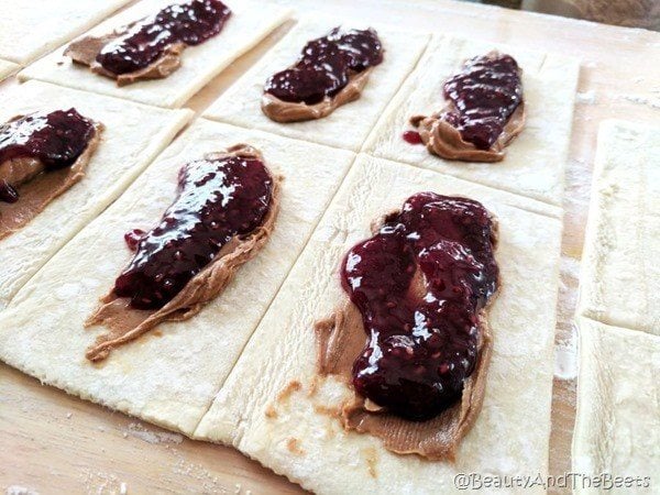 Almond Butter and Raspberry Breakfast Tarts