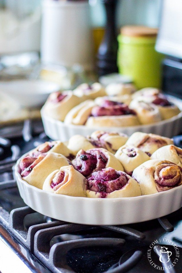 Lemon Blueberry Sweet Rolls