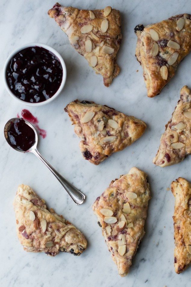 Almond and Cherry Scones