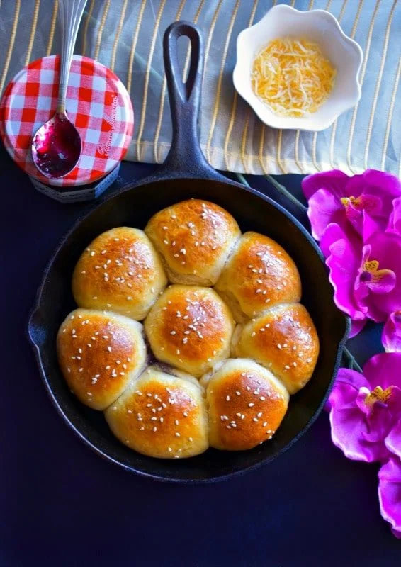 Blueberry and Turkey Rolls