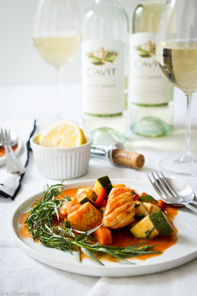 National Pinot Grigio Day: Cod and Summer Vegetables