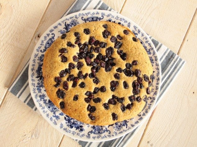 Zucchini and Dried Cranberry Cake