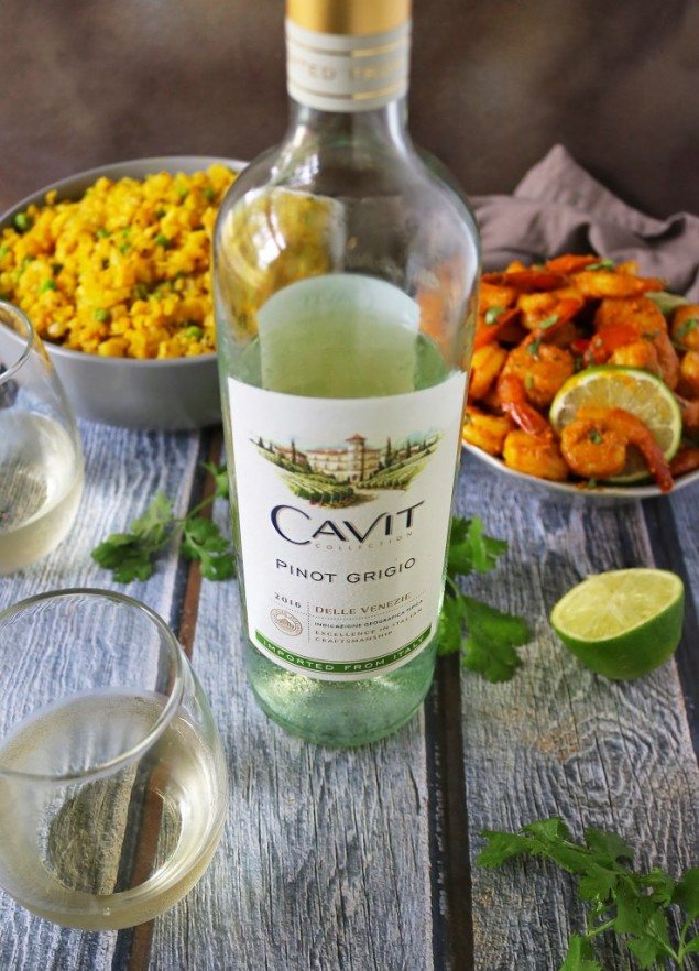 National Pinot Grigio Day: Spicy Lime Shrimp