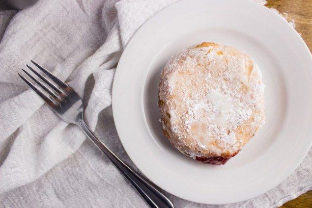 Strawberry-Filled Doughnuts