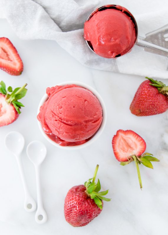 National Pinot Grigio Day: Spring Strawberry Sorbet