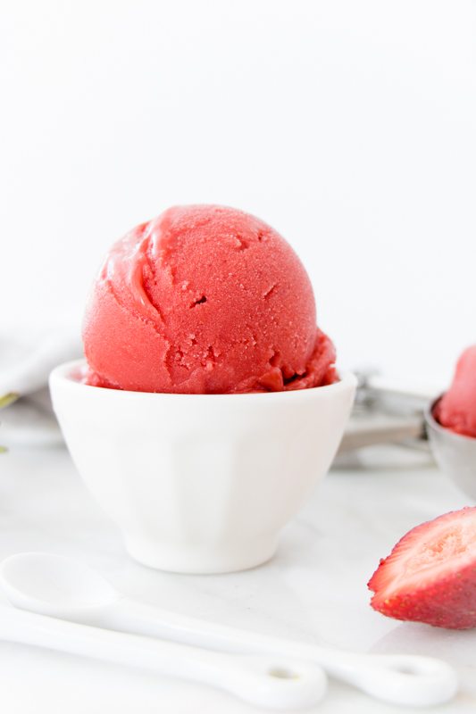 National Pinot Grigio Day: Spring Strawberry Sorbet