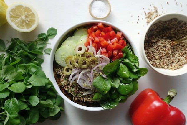 Watercress Mediterranean Bowl