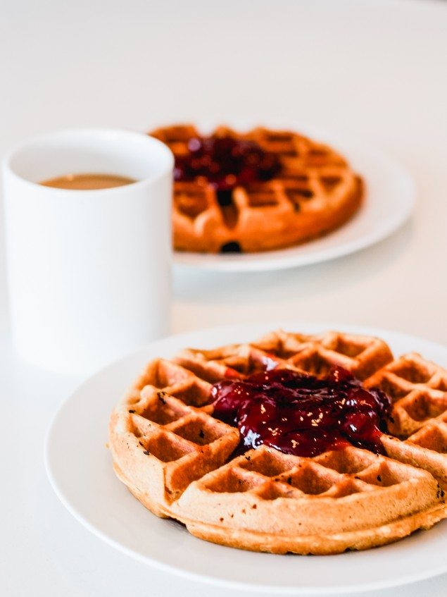 PB & J Waffles