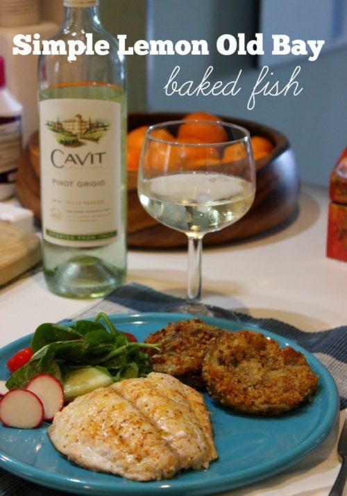 National Pinot Grigio Day: Easy Lemon and Old Bay Fish