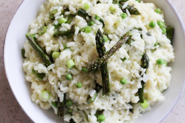 National Pinot Grigio Day: Spring Vegetable Risotto