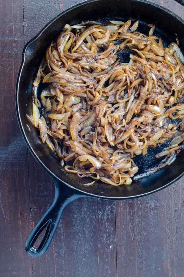 Bacon Weave Blue Cheese Burgers with Caramelized Onions - Umami Girl