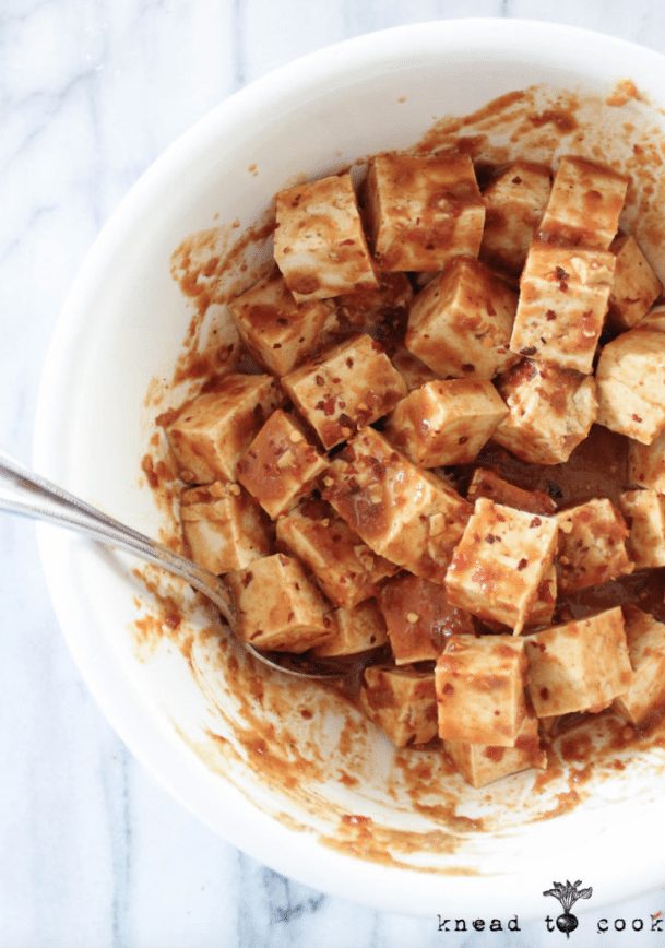 Spicy Peanut Tofu