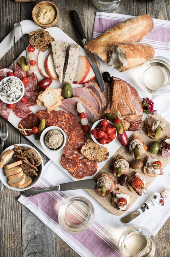 A Summer Rooftop Charcuterie Board