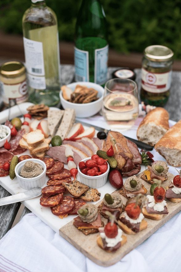 A Summer Rooftop Charcuterie Board