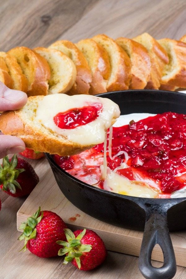 Spicy Strawberry Brie