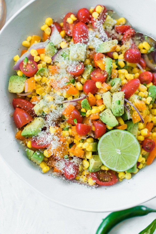 Summer Corn and Avocado Salad