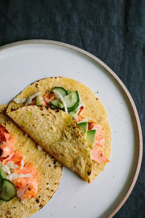 Chipotle Salmon Tacos