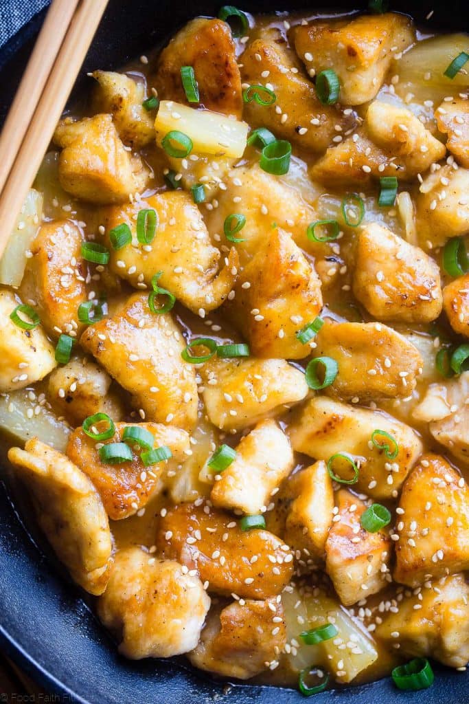 Paleo Pineapple Chicken