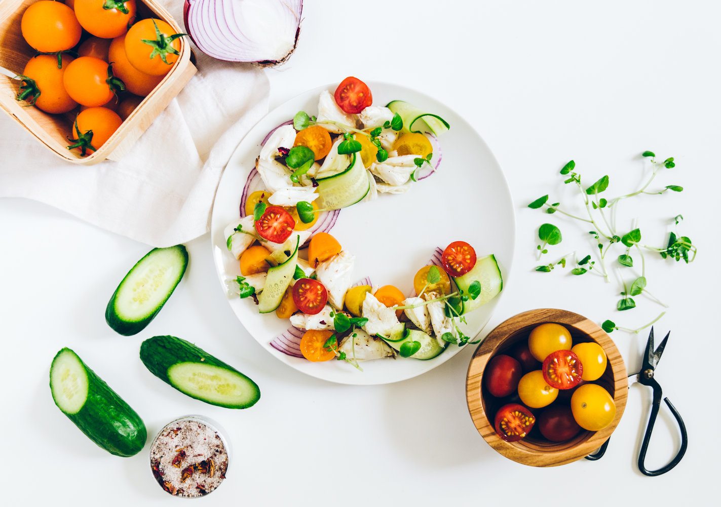 Summer Tomato and Crab Salad