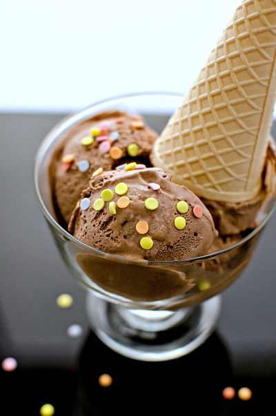 No-Churn Chocolate Ice Cream