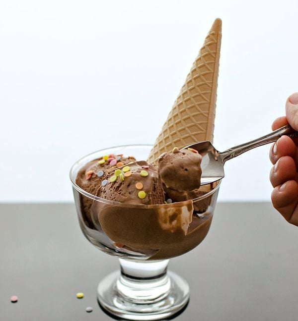 No-Churn Chocolate Ice Cream