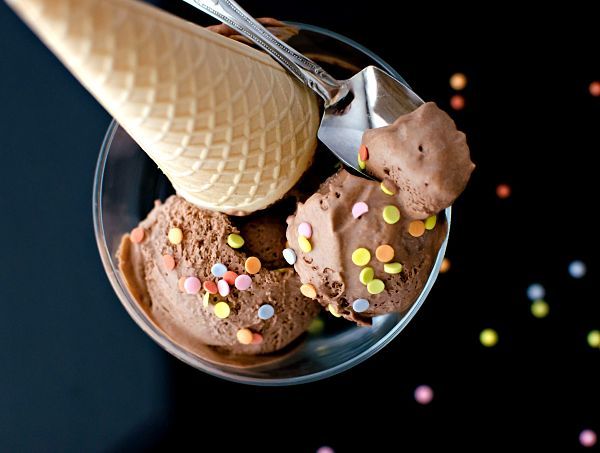 No-Churn Chocolate Ice Cream