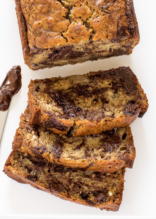 Chocolate Marble Banana Bread