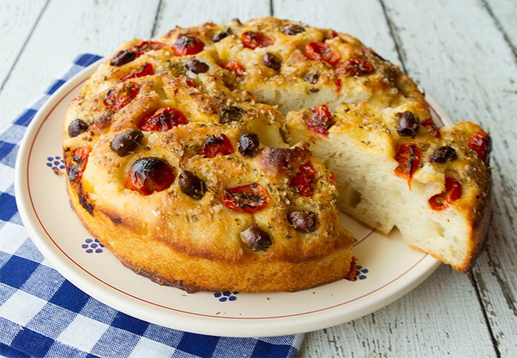 Focaccia from Bari, Italy