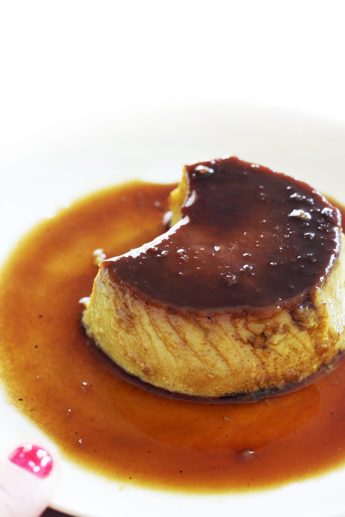 Turmeric Orange Flan