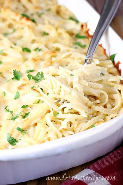 Easy Alfredo Pasta Bake