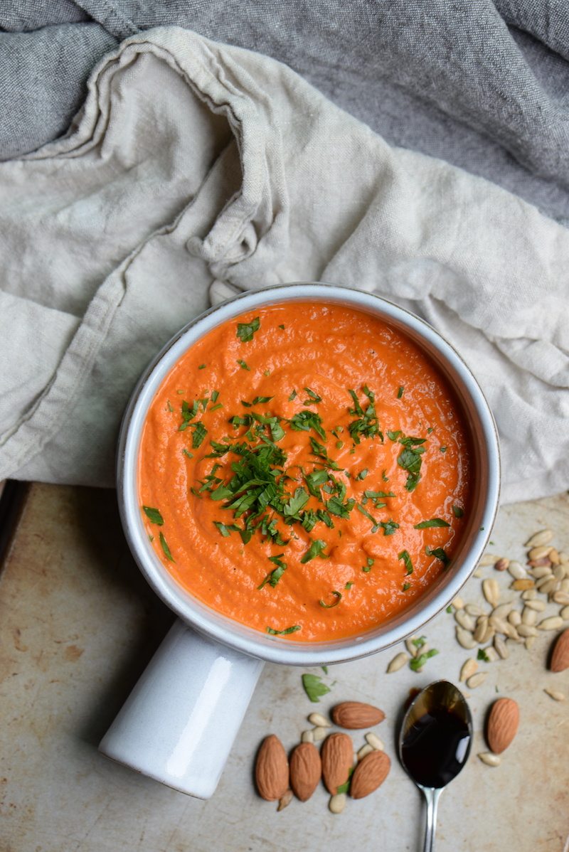 Roasted Red Pepper and Pomegranate Dip