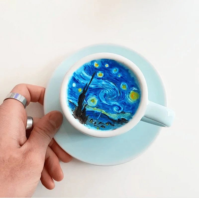  Van Gough's, "The Starry Night" coffee