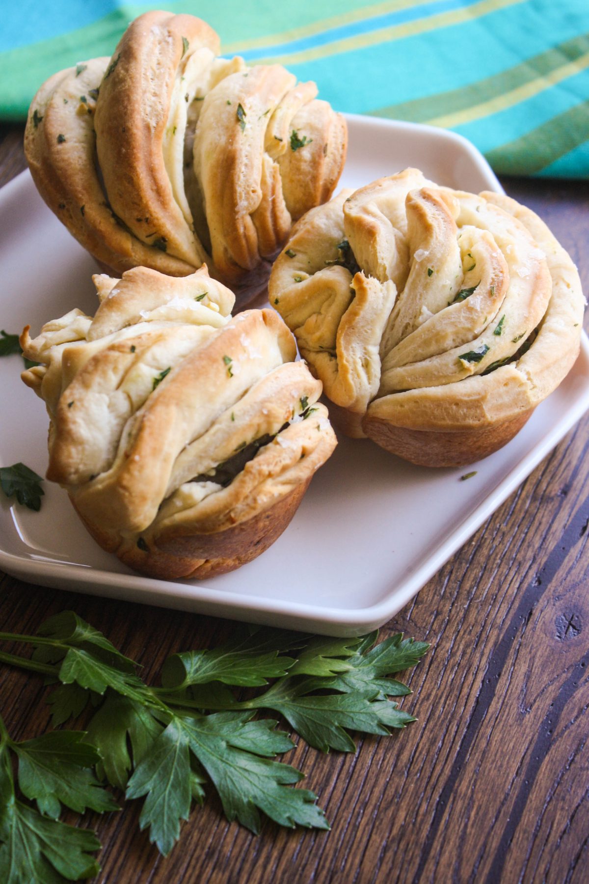 Garlic and Herb Loaded Pull-Apart Bread