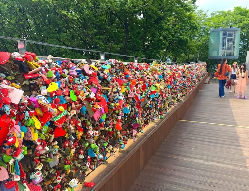 Just a few of the Love Locks