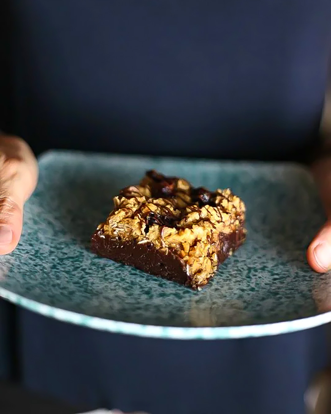 Recette de barre Brookie à l'avoine et au beurre de cacahuète