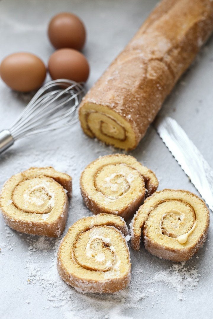 Filipino Pianono Cake Roll