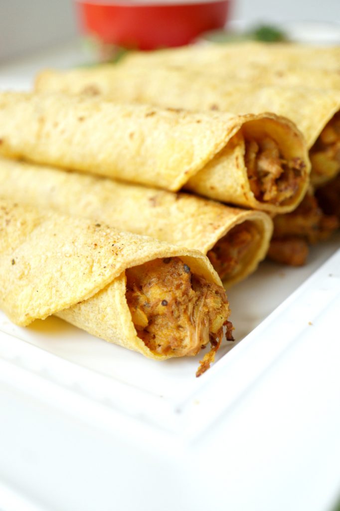 Jackfruit Taquitos