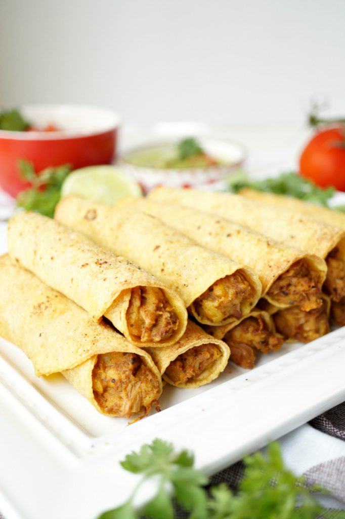 Jackfruit Taquitos