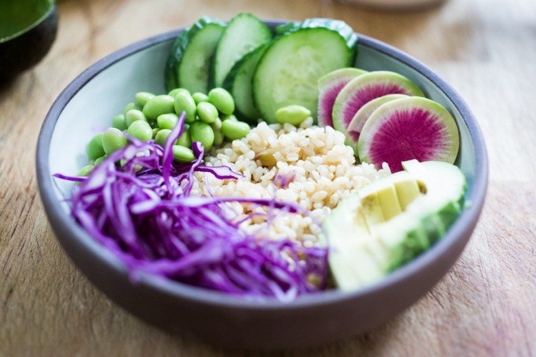 Tofu or Ahi Poke Bowl