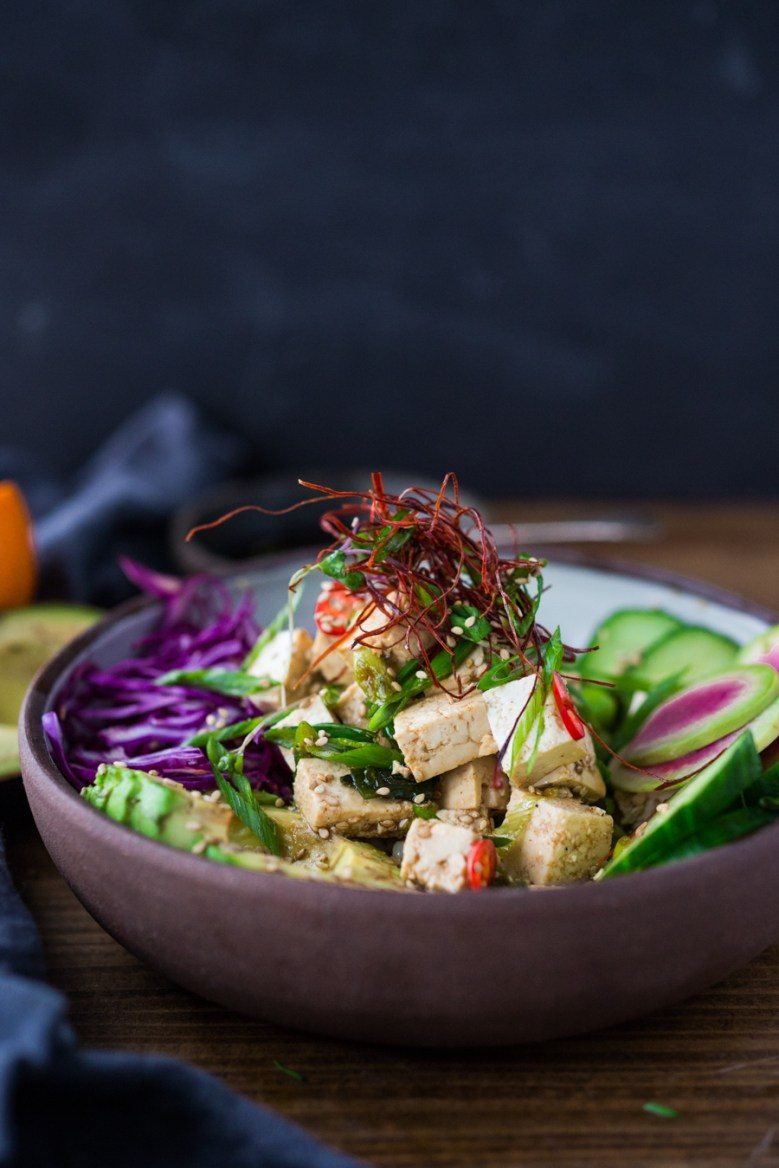 Tofu or Ahi Poke Bowl