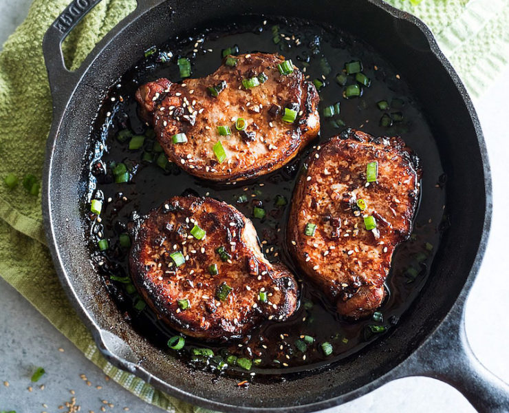 Asian Honey Soy Pork Chops Recipe