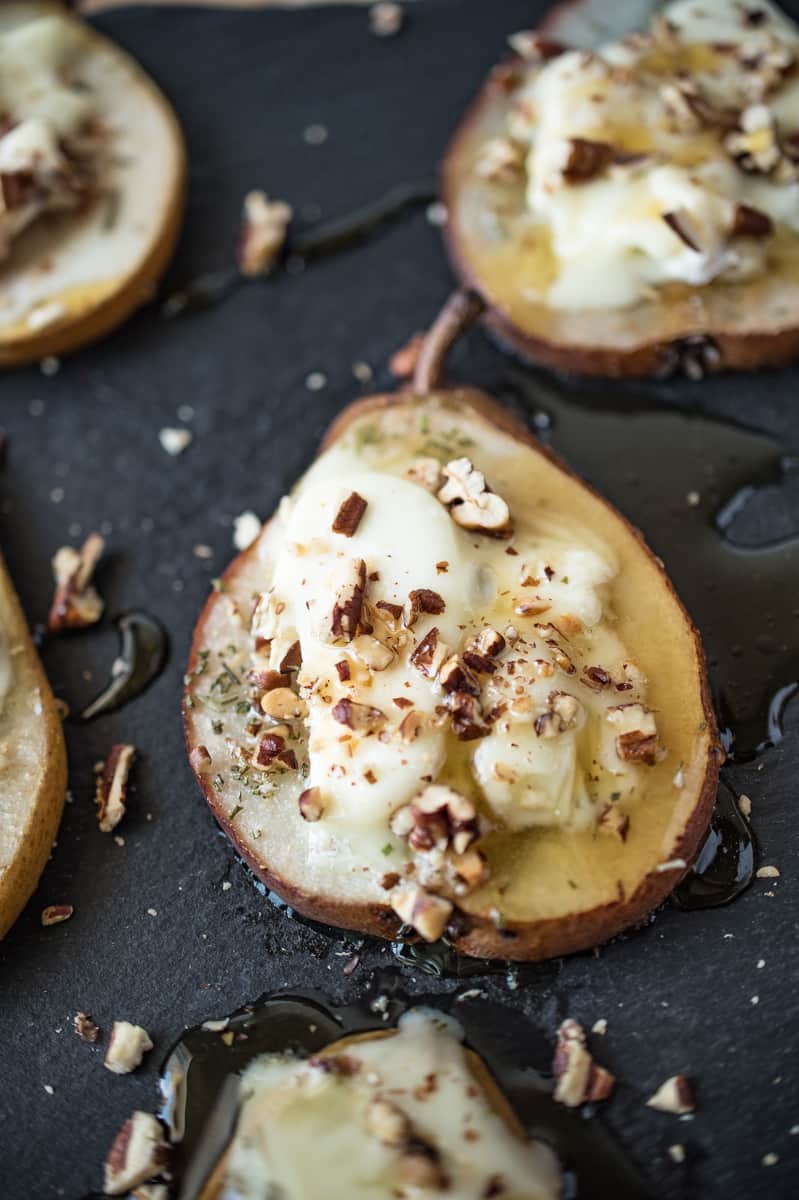 Baked Honey and Goat Cheese Pears