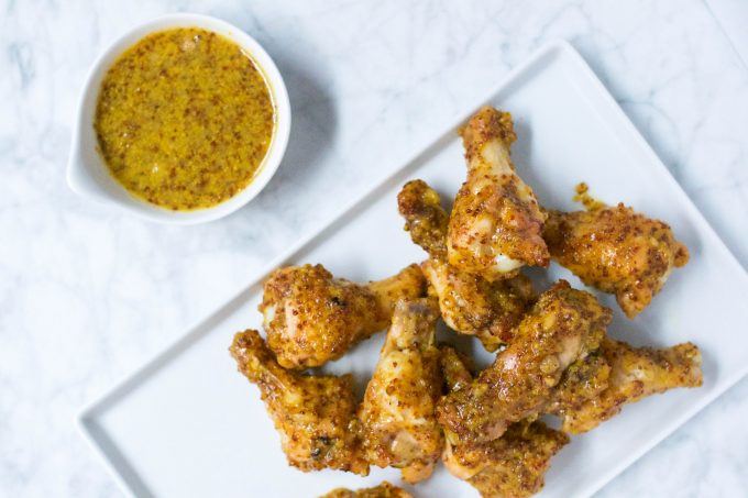 Baked Honey Mustard Wings