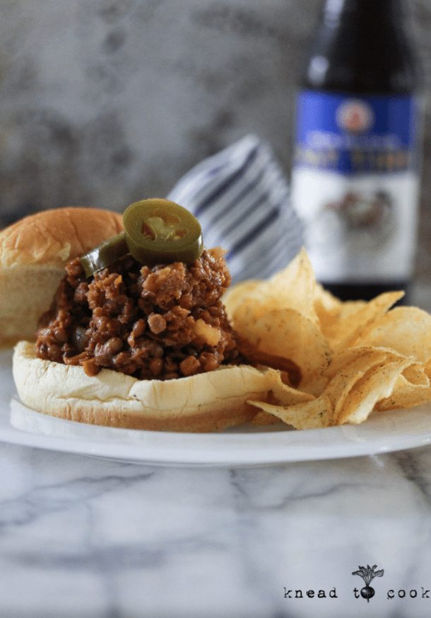 Vegan Lentil Sloppy Joes