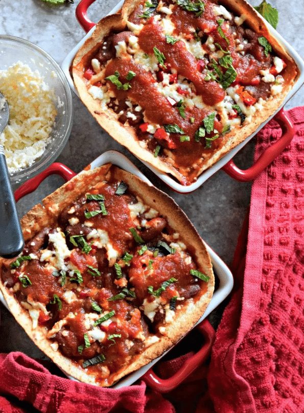 Bean Enchilada Bake