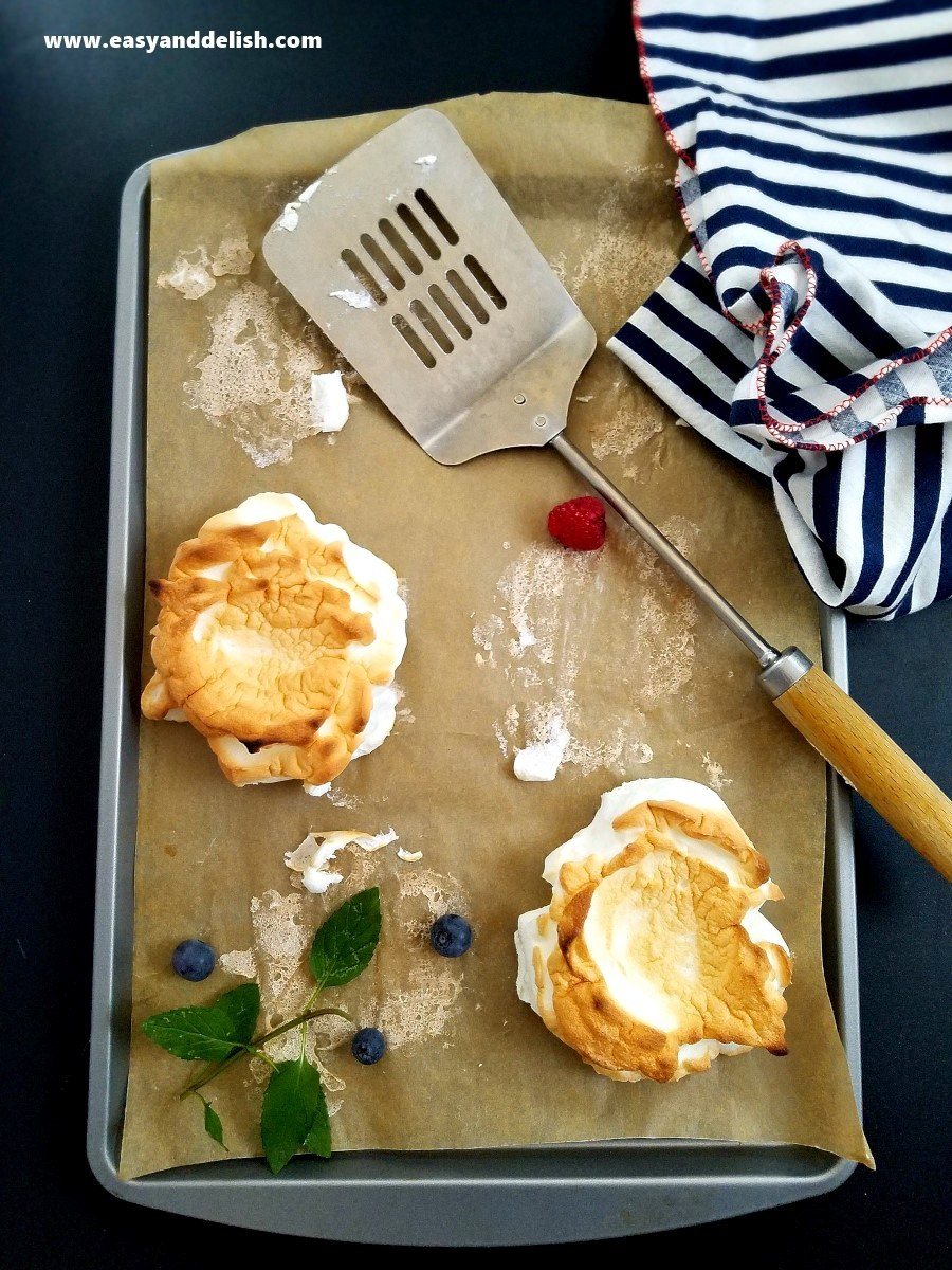 Perfect Dessert: Sweet Berry Cloud Eggs and Red Wine