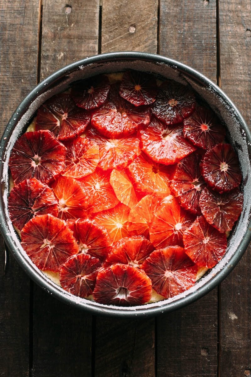 Blood Orange Almond Cake