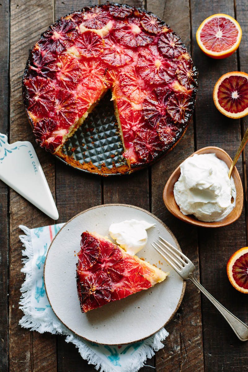 Blood Orange Almond Cake