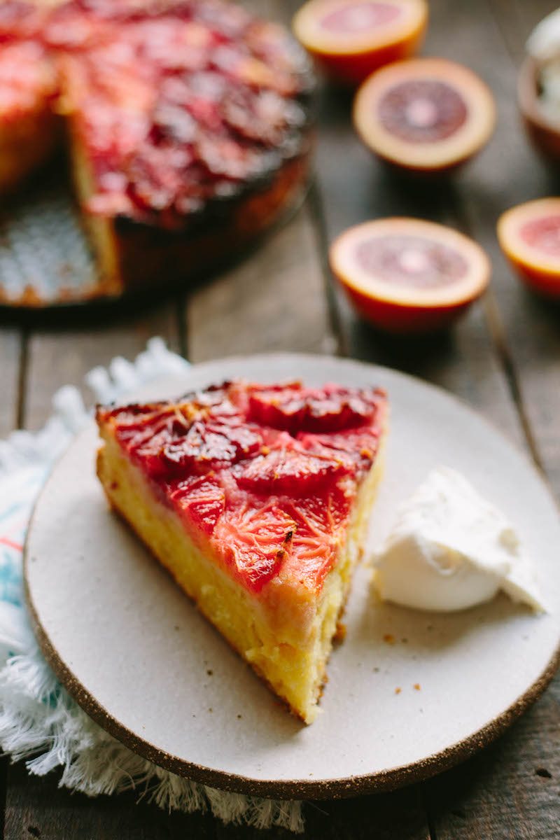 Blood Orange Almond Cake